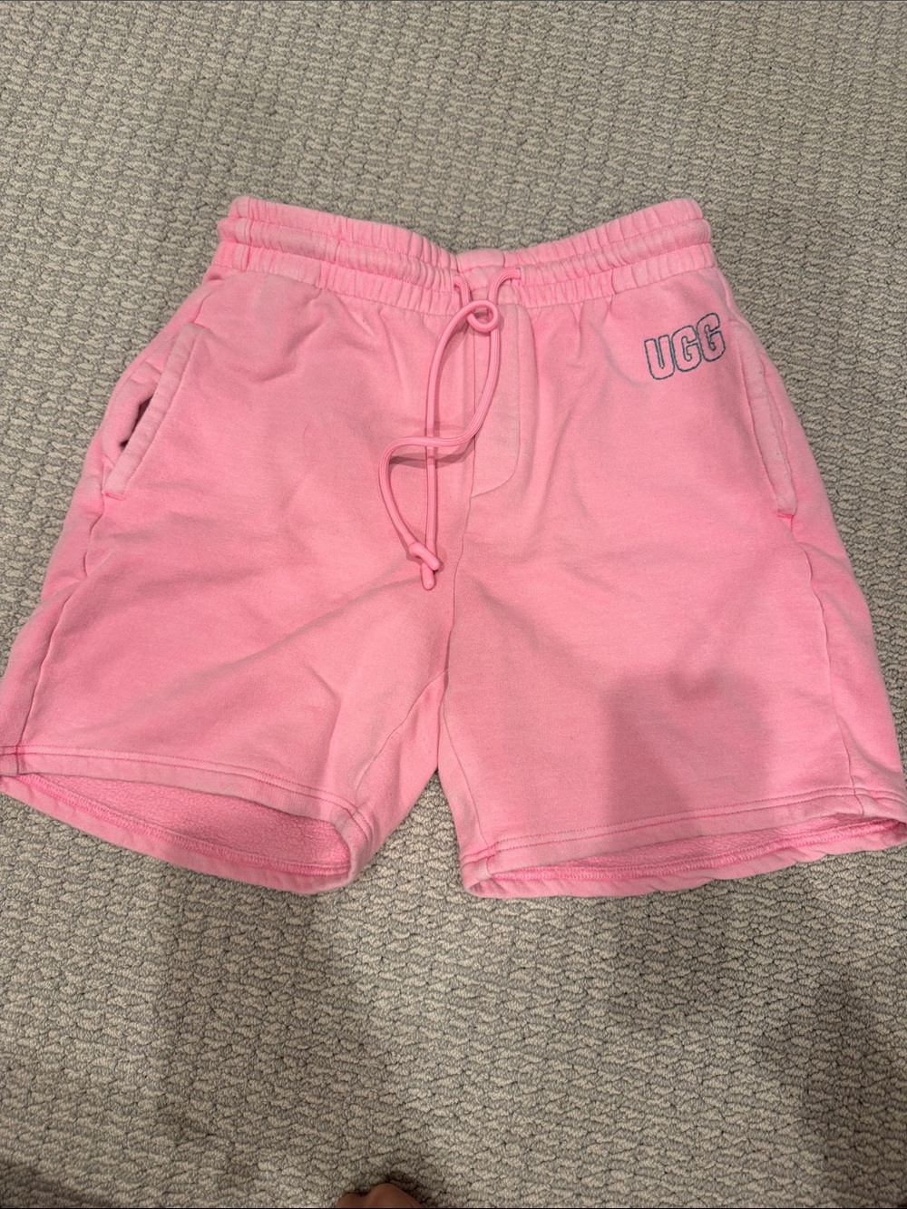 UGG Bubblegum Pink Fleece Lounge Shorts
